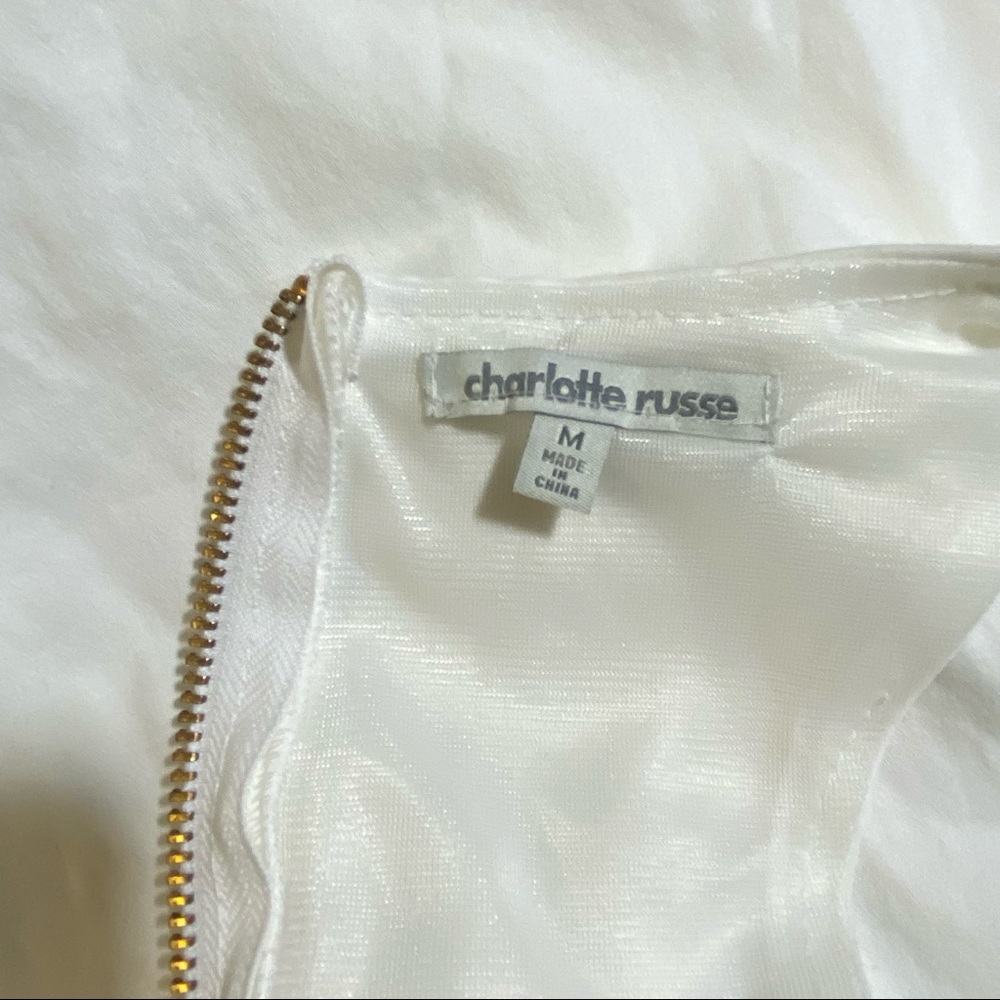 Charlotte Russe Pleated Dress Size Medium - Picture 4 of 5
